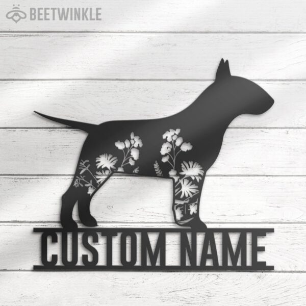 Custom-FLoral-Miniature-Bull-Terrier-Metal-Wall-Art-LED-Light_8