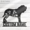 Custom-FLoral-Neapolitan-Mastiff-Metal-Wall-Art-LED-Light_5