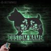 Custom-FLoral-Norfolk-Terrier-Metal-Wall-Art-LED-Light_1