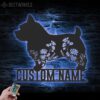 Custom-FLoral-Norwich-Terrier-Metal-Wall-Art-LED-Light_5