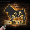 Custom-FLoral-Norwich-Terrier-Metal-Wall-Art-LED-Light_8