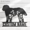 Custom-FLoral-Otterhound-Metal-Wall-Art-LED-Light_7