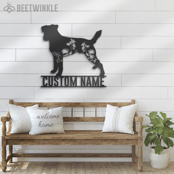 Custom-FLoral-Parson-Russell-Terrier-Metal-Wall-Art-LED-Light_5