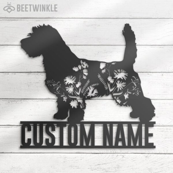 Custom-FLoral-Petits-Bassets-Griffons-Vendeen-Metal-Wall-Art-LED-Light_7