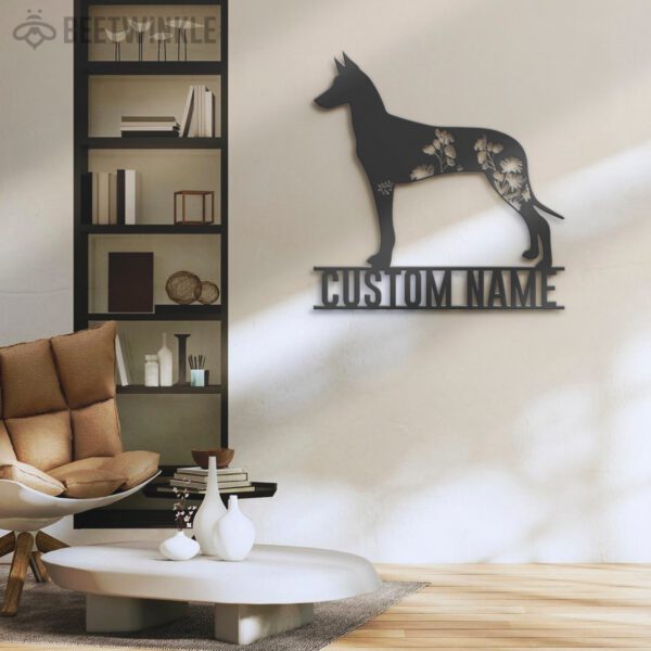 Custom-FLoral-Pharaoh-Hound-Metal-Wall-Art-LED-Light_1