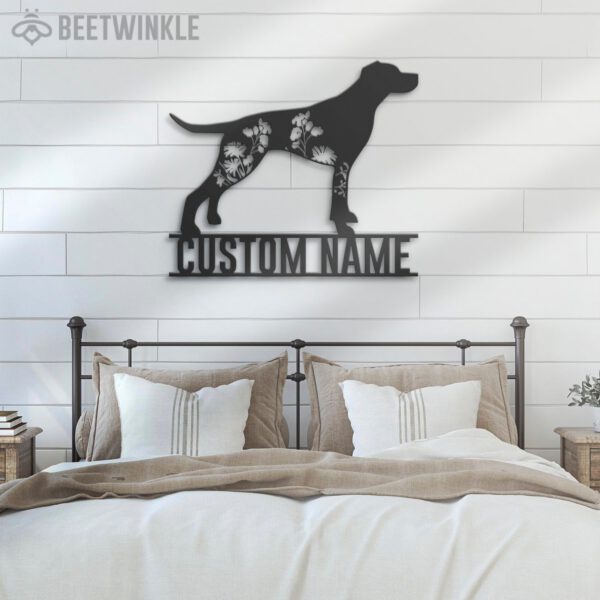 Custom-FLoral-Pointer-Dog-Metal-Wall-Art-LED-Light_5