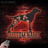 Custom-FLoral-Pointer-Dog-Metal-Wall-Art-LED-Light_7