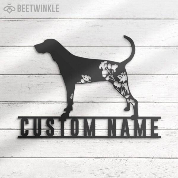 Custom-FLoral-Redbone-Coonhound-Metal-Wall-Art-LED-Light_7