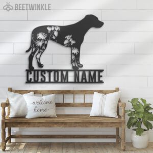 Custom-FLoral-Rhodesian-Ridgeback-Metal-Wall-Art-LED-Light_2