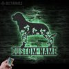 Custom-FLoral-Rottweiler-Metal-Wall-Art-LED-Light_1