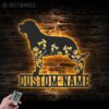 Custom-FLoral-Rottweiler-Metal-Wall-Art-LED-Light_3