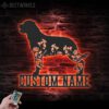 Custom-FLoral-Rottweiler-Metal-Wall-Art-LED-Light_5