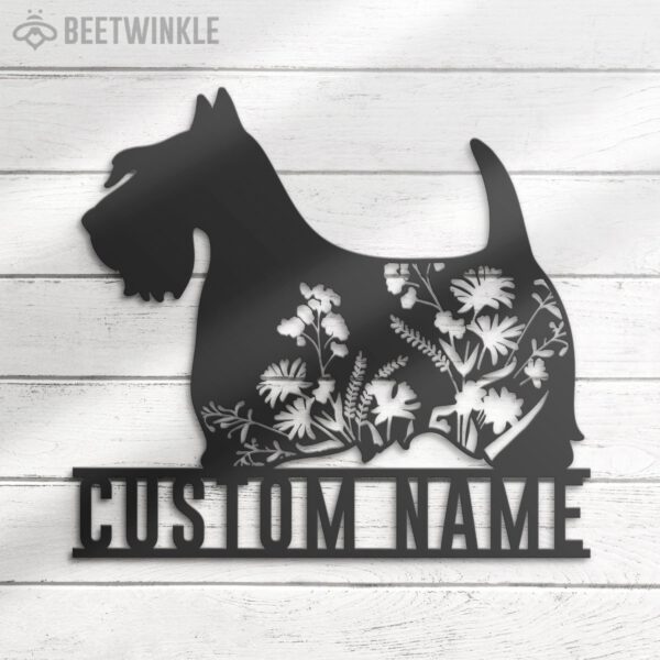 Custom-FLoral-Scottish-Terrier-Metal-Wall-Art-LED-Light_5