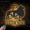 Custom-FLoral-Shetland-Sheepdog-Metal-Wall-Art-LED-Light_2