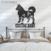 Custom-FLoral-Siberian-Husky-Metal-Wall-Art-LED-Light_4