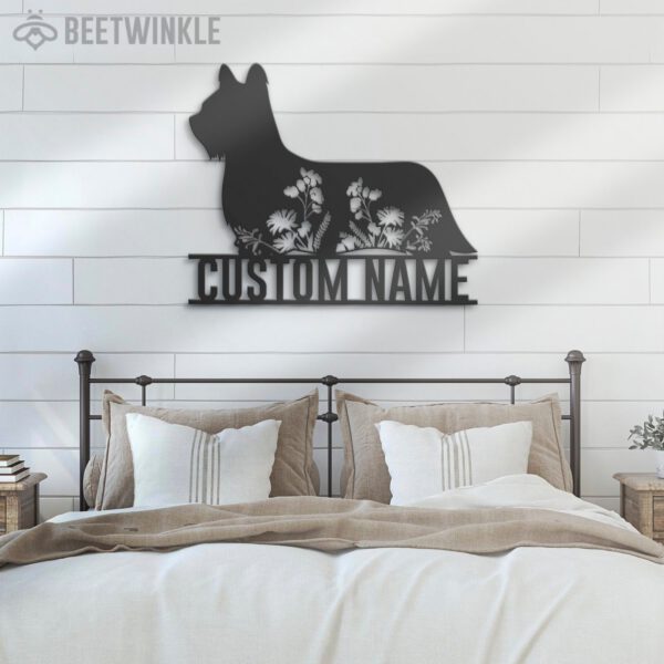 Custom-FLoral-Skye-Terrier-Metal-Wall-Art-LED-Light_7