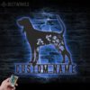 Custom-FLoral-Treeing-Walker-Coonhound-Metal-Wall-Art-LED-Light_6