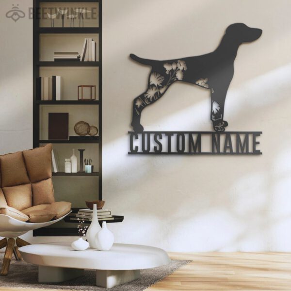 Custom-FLoral-Vizsla-Metal-Wall-Art-LED-Light_3