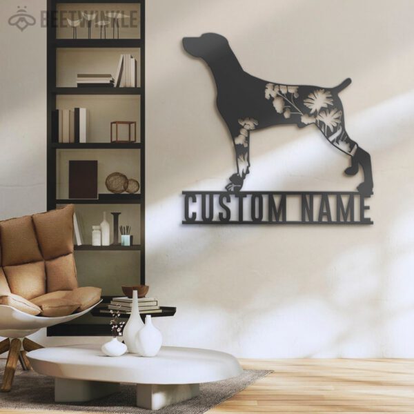 Custom-FLoral-Weimaraner-Metal-Wall-Art-LED-Light_7