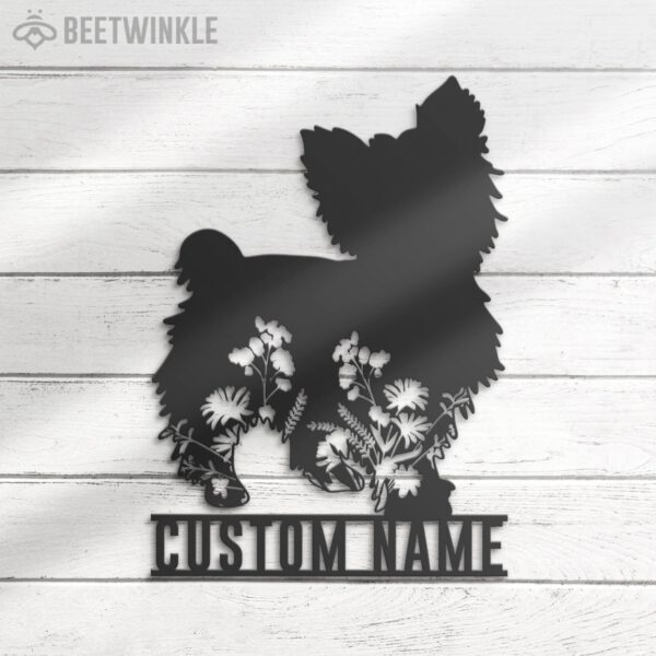 Custom-FLoral-Yorkshire-Terrier-Metal-Wall-Art-LED-Light_7