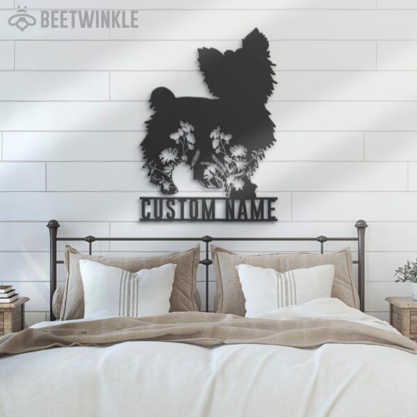 Custom-FLoral-Yorkshire-Terrier-Metal-Wall-Art-LED-Light_8