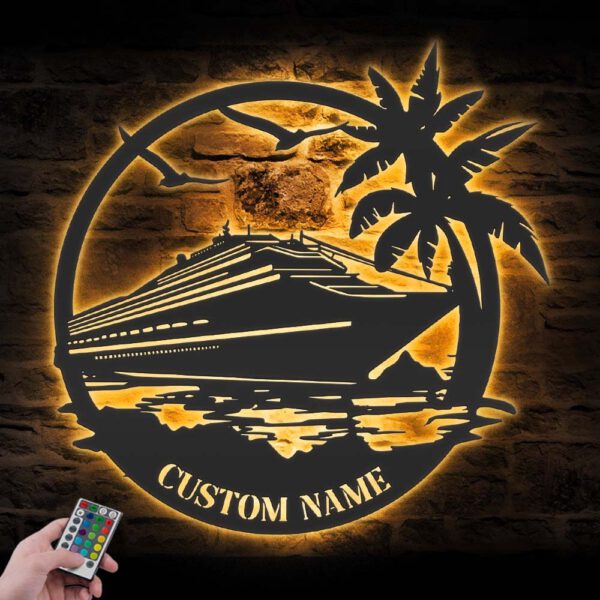 Custom-Family-Cruise-Ship-Metal-Wall-Art-LED-Light-3-2