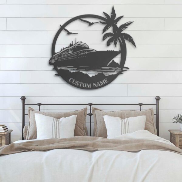 Custom-Family-Cruise-Ship-Metal-Wall-Art-LED-Light-4