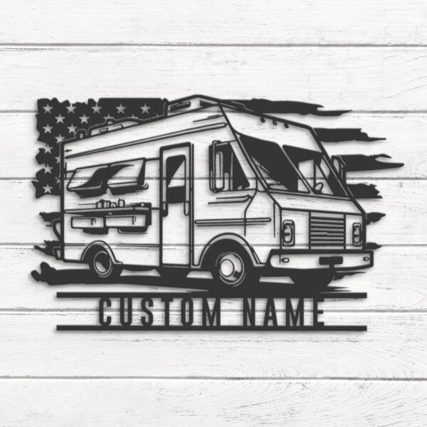 Custom-Fast-Food-Truck-US-Flag-Metal-Wall-Art-LED-Light-Gift-For-Dad_3