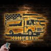 Custom-Fast-Food-Truck-US-Flag-Metal-Wall-Art-LED_3