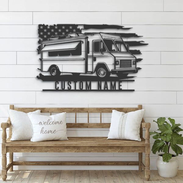 Custom-Fast-Food-Truck-US-Flag-Metal-Wall-Art-LED_5