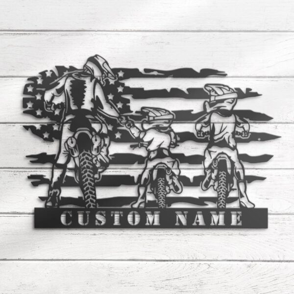 Custom-Father-Son-Motocross-Biker-Metal-Wall-Art-LED-Light-16