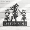 Custom-Father-Son-Motocross-Biker-Metal-Wall-Art-LED-Light-2-1