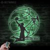 Custom-Female-Basketball-Metal-Wall-Art-LED-Light