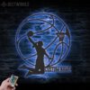 Custom-Female-Basketball-Metal-Wall-Art-LED-Light-2