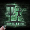 Custom-Female-Disc-Golf-Player-Metal-Wall-Art-LED-Light-4