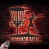 Custom-Female-Disc-Golf-Player-Metal-Wall-Art-LED-Light-5