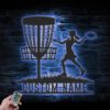 Custom-Female-Disc-Golf-Player-Metal-Wall-Art-LED-Light-8