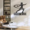 Custom-Female-Discus-Thrower-Metal-Wall-Art-LED-Light-2