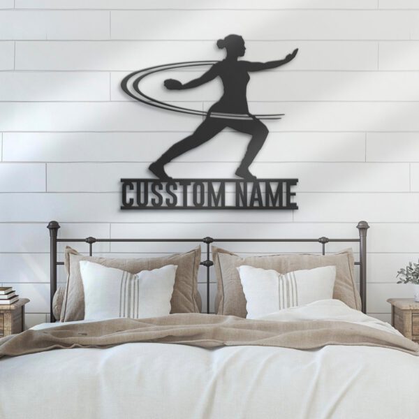 Custom-Female-Discus-Thrower-Metal-Wall-Art-LED-Light-3