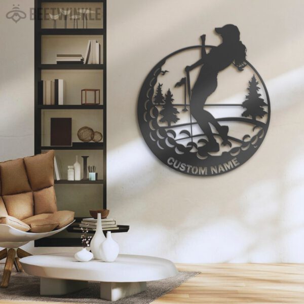 Custom-Female-Golfing-Metal-Wall-Art-LED-Light-7-1