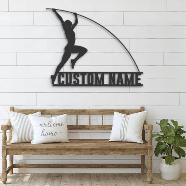 Custom-Female-Pole-Vault-Metal-Wall-Art-LED-Light-6