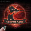 Custom-Female-Shooter-Metal-Wall-Art-LED-Light-8