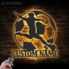 Custom-Female-Soccer-Metal-Wall-Art-LED-Light-6