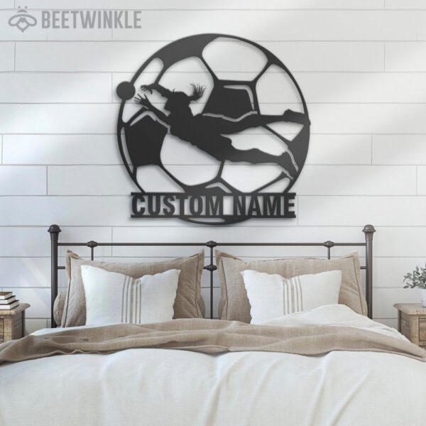 Custom-Female-Soccer-Player-Metal-Wall-Art-LED-Light-4