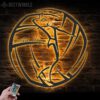 Custom-Female-Volleyball-Metal-Wall-Art-LED-Light-4-1