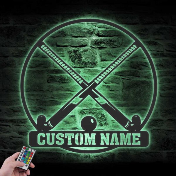 Custom-Field-Hockey-Sticks-Metal-Wall-Art-LED-Light-6