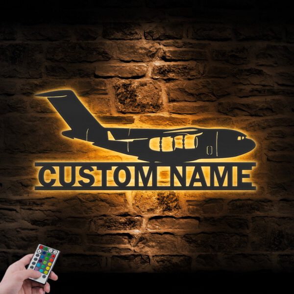 Custom-Fighter-Jet-Metal-Wall-Art-LED-Light-13