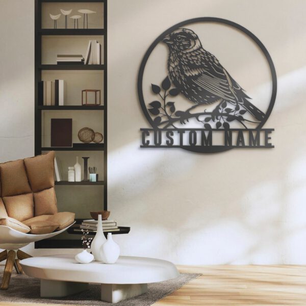 Custom-Finch-Bird-Metal-Wall-Art-LED-Light-4