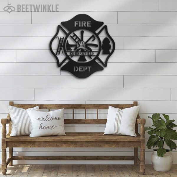 Custom-Firefighter-Maltese-Cross-Metal-Wall-Art-LED-Light_1