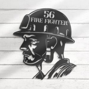 Custom-Firefighter-Metal-Wall-Art-LED-Light-2